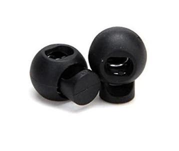 Bevestigingsclip met Veer voor Elastisch Touw - 7 mm - Zwart, Ophalen of Verzenden, Nieuw