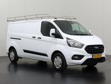 Ford Transit Custom 2.0TDCI 130PK Lang | 2xSchuifdeur | Impe, Gebruikt, Euro 6, Wit, Dealer onderhouden