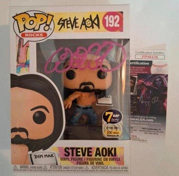 Funko - Funko Pop - Rocks - Steve Aoki #192 - SIGNED (JSA