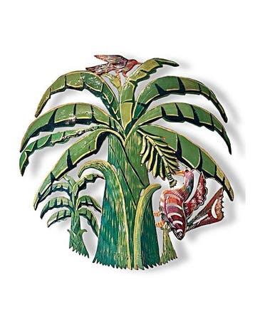 E. Christobal - sculptuur, Bosmétal caribéen - Haïti - 55 cm