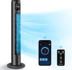 Torenventilator - Fluisterstil - Oscillatie - Zwart - Aigost, Verzenden, Zo goed als nieuw