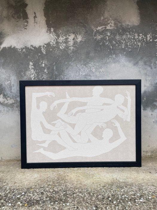 Kiasmo - Vincenzo DAlba - Lijst - Hout, Canvas, Antiek en Kunst, Kunst | Designobjecten