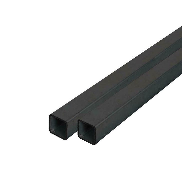 Zwarte koker  40 mm mat max 3m - op maat gezaagd, Doe-het-zelf en Verbouw, Steigers, Nieuw, Verzenden