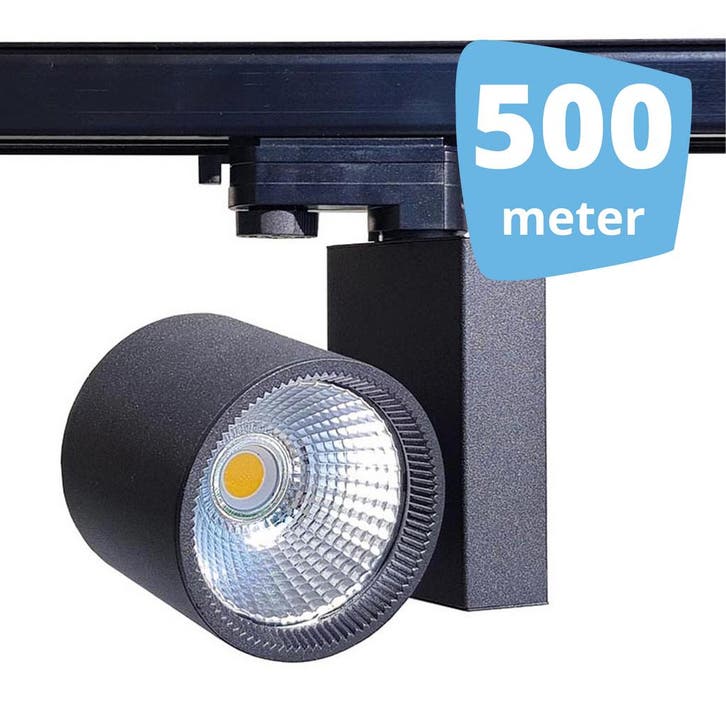 *TIP* 500x 30W LED Track Spot Spirit Zwart 3500K Warmwit +, Zakelijke goederen, Kantoor en Winkelinrichting | Winkel en Inventaris
