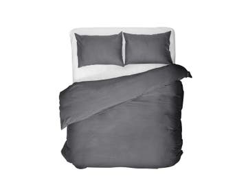 PRIMAVIERA DELUXE Egyptisch Katoen Uni Antraciet - 140 x 200, Huis en Inrichting, Slaapkamer | Beddengoed, Nieuw