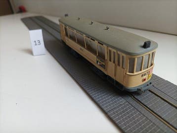 Fairfield Models H0 - Modeltram (1) - Messing bijwagen nr., Nieuw
