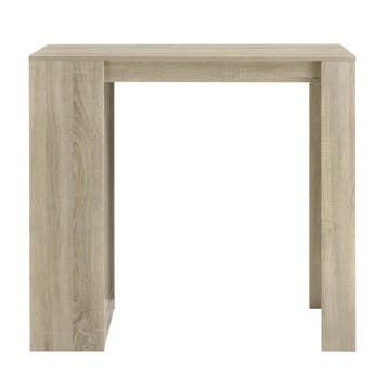 Bartafel met 3 planken 110x50x103 cm eikenkleurig, Verzenden, Nieuw