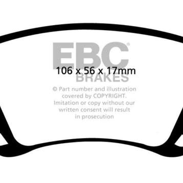 EBC 06-13 Audi A3 2.0 Turbo (Girling rear caliper) Ultimax2, Ophalen of Verzenden, Nieuw