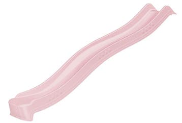 Kunststof glijbaan 2,65 meter pastel roze - aanbouw voor..., Ophalen of Verzenden, Nieuw