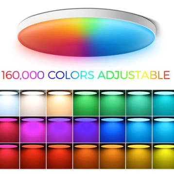 Smart LED Plafondlamp 24W RGB Dimbaar met App en Voice, Verzenden, Nieuw