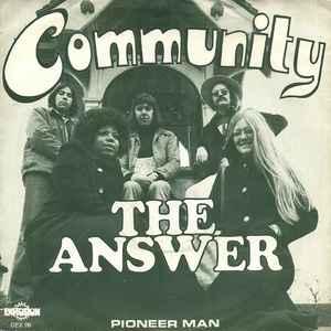 vinyl single 7 inch - The Community - The Answer, Verzenden, Zo goed als nieuw, 7 inch, Rock en Metal