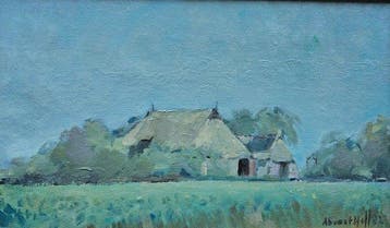 Adriaan Johannes Ab vant Hoff (1893-1939) - landschap met