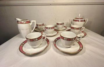 Limoges - Drinkset (6) - Porselein, Antiek en Kunst