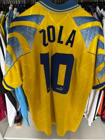 Parma - Zola matchworn/ issue - 1995 - Voetbalshirt, Nieuw