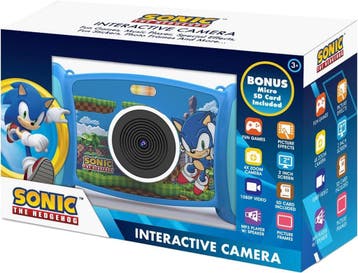Kindercamera Sonic Blauw | Tweedekansje | OP=OP, Ophalen of Verzenden, Zo goed als nieuw, Ontdekken, Met geluid