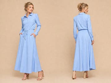 Mi Piace | Travelstof Zomer 2026 | Tops Blouses en Broeken, Maat 38/40 (M), Mi Piace, Blauw, Nieuw