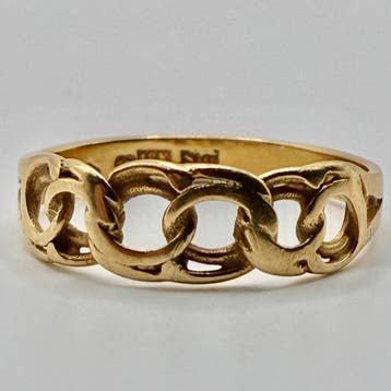 Zonder minimumprijs - Ring - 18 karaat Geel goud, Sieraden, Tassen en Uiterlijk, Ringen, Nieuw