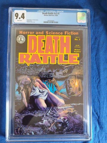 Death Rattle-Richard Corben muy pocos censados #1 - 1 Graded, Boeken, Nieuw