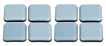 Set van 8 antikras meubelbeschermers (vierkant, 25 mm, PTFE, Ophalen of Verzenden, Nieuw