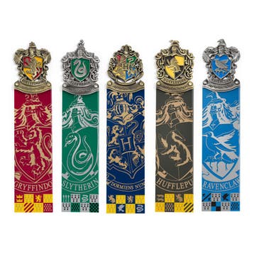 Harry Potter Hogwarts Crest Set van 4 Bladwijzers, Ophalen of Verzenden, Nieuw