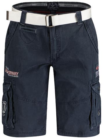 Geographical Norway Korte Broek Poudre Blauw, Verzenden, Nieuw, Blauw