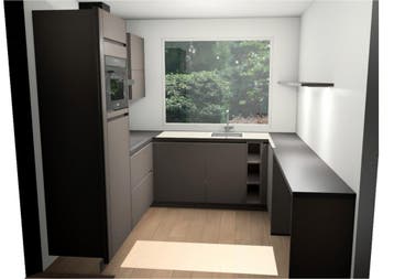 Keuken Luanda Macchiato - Superkeukens, Huis en Inrichting, Keuken | Complete keukens, Ophalen of Verzenden, Nieuw, Bruin