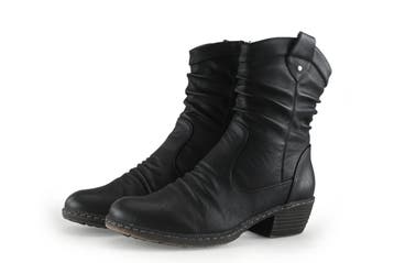 Rieker Boots in maat 40 Zwart, Verzenden, Zwart, Overige typen, Zo goed als nieuw