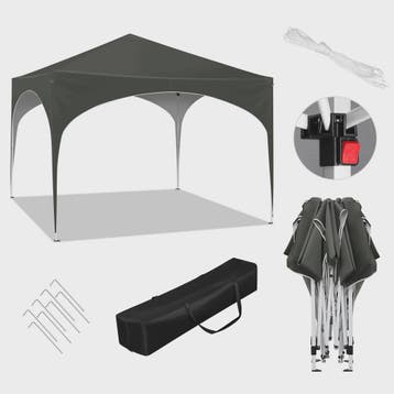 WOLTU 3x3m Waterdichte Partytent Gazebo - Inklapbaar & Snel, Verzenden, Nieuw