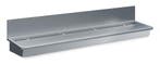 RVS Wasbak 4 Kranen 2400mm  Inclusief Afvoerplug En Spatsche, Ophalen of Verzenden, Nieuw