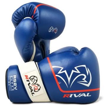 Rival RS2V Bokshandschoenen Blauw – Premium Super Sparring G, Nieuw