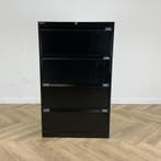 Bisley dossierkast vv 4 lades en sleutel (hxbxd) 130x80x62, Ophalen of Verzenden, Gebruikt, Metaal