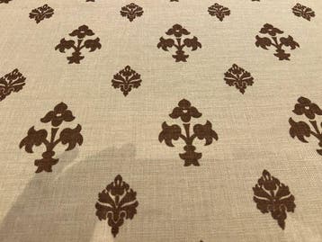 Etro cotone lino 4,30 x 140 - Textiel - 430 cm - 140 cm