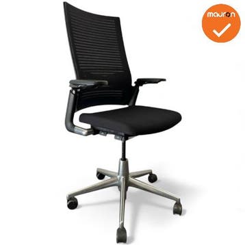 Ahrend 2020 - refurbished - hoge rug - nieuwe stoffering..., Werkplek, Ophalen of Verzenden, Gebruikt, Stoel