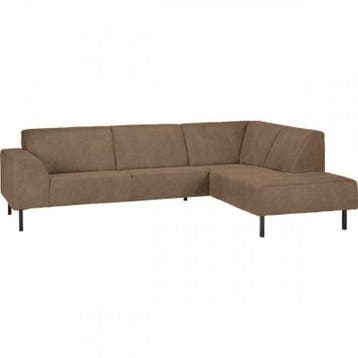 Hoekbank Maastricht - hoekbanken - Taupe, Nieuw, 150 cm of meer, Stof, 250 tot 300 cm