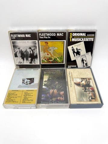 Fleetwood Mac - Collection of 6 tapes - Diverse titels -, Nieuw in verpakking