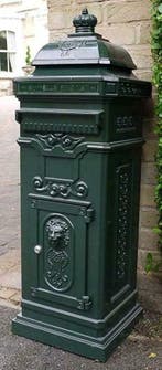 Brievenbus, Klassiek, Engelse, Kolombrievenbus, Vrijstaand, Ophalen of Verzenden, Nieuw, Aluminium, Staande brievenbus