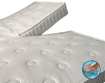 Cool Gel Splittopper Tencel Tijk 10 cm - 160 x 200, Nieuw