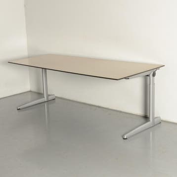 Ahrend 500 bureau, eiken blad, 200 x 80/90 cm, hoogte, Huis en Inrichting, Bureaus, Ophalen of Verzenden, Nieuw
