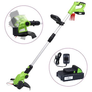 vidaXL Accugrastrimmer met accu 20 V 1500 mAh Li-ion, Tuin en Terras, Verzenden, Nieuw
