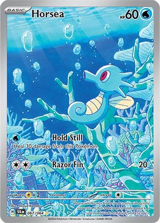 Horsea 067/064 Shrouded fable, Ophalen of Verzenden, Nieuw, Losse kaart, Foil