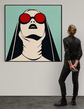Jonathan Antony - Strike a Pose # 36. XL 1025 x 1025 mm.