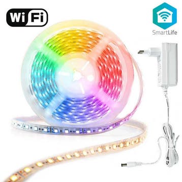 5 meter WIFI Slimme ledstrip - Kleur en Warm tot Koud wit -, Ophalen of Verzenden, Nieuw