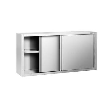 GGM Gastro | RVS wandkast PREMIUM - 1600x400x800mm - met |, Verzenden, Nieuw in verpakking, RVS Meubilair