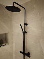 Regendouche mat zwart structuur - 0010, Ophalen, Nieuw, Douche