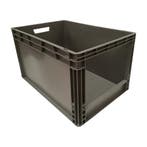 Magazijnbak, 600x400x340 mm, euronorm, grijs kunststof,, 40 tot 60 cm, 50 tot 75 cm, Ophalen of Verzenden, Nieuw