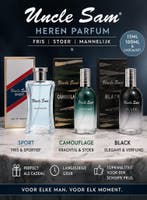 Uncle Sam Heren Parfum – 15ml, 100ml & Cadeausets, Nieuw