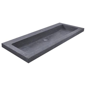 Wiesbaden Raw Wastafel Enkel met 1 Kraangat - 100x46x5cm -, Ophalen of Verzenden, Nieuw