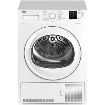 Beko DCU8235BXT2 - Condensdroger - 8 kg - AquaWave - 66 dB -, Ophalen of Verzenden, Zo goed als nieuw, Voorlader, 85 tot 90 cm