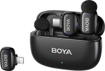 Boya Mini-12 2.4 GHz Ultra Mini Wireless Microphone Black, Muziek en Instrumenten, Microfoons, Verzenden, Nieuw