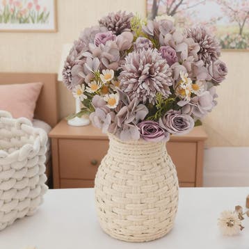 Kunstboeket Bloemcombinatie - Decoratie voor Huis, Bruiloft, Verzenden, Nieuw